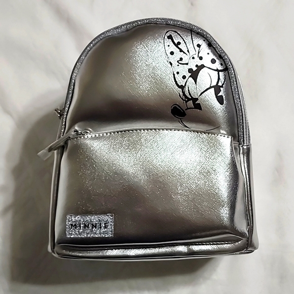 Disney Silver Dani Nicole Minnie Mouse Mini Backpack - Picture 13 of 13